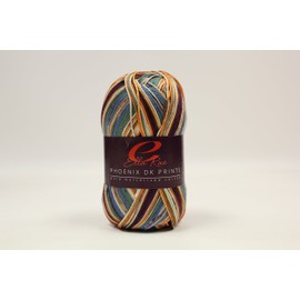 Ella Rae PHOENIX DK PRINT Cotton Yarn Wool 100g 03 Pumpkin Gingerbread Trifle