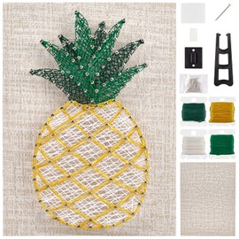 WEBEEDY DIY String Art Kit for Beginner DIY Pineapple Craft Kit for Adults TeensPineapple String Art Craft Projects forand Boys Craft Activity Unique Gift Home Nursery Wall Decor