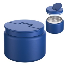 Godobo 14.5oz Soup Thermo for Hot Food Kids Vacuum Insulated Food Jar Twist-Free Soup Thermo for Hot Food Kids Leakproof Stainless Steel Wide Mouth Lunch Container (Blue)