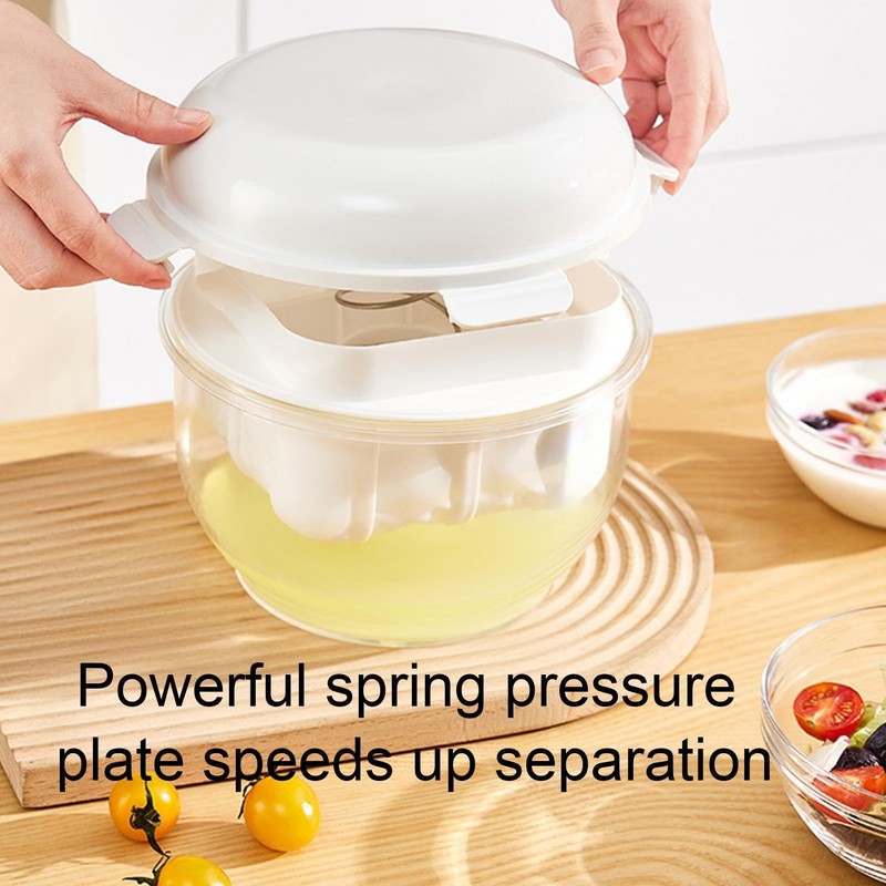 Yogurt Maker, Yogurt Cheese Maker, Transparent Lid-Included Cheese Maker, Fine