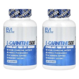 Evolution Nutrition L-CARNITINE500 120 Capsules x2 / 이보루션 뉴트리션 L-CARNITINE500 120캡슐 x2