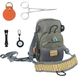 Maxcatch Fly Fishing Chest Bag Lightweight Chest Pack with Accessories