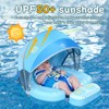 Mambobaby Float with Canopy Size Improved Non Inflatable Infant Baby