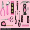 Tool Kit for Ladies,Basic Hand Tool Set 21Pcs with Pouch,Tool