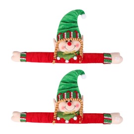 2Pcs Christmas Curtain Tie Backs Curtain Holder Christmas Curtain Tieback Curtain Buckle Drapes Holder Curtain Hooks Curtain Holdbacks Xmas Ornaments Christmas Window Decoration Living Room Home Decor