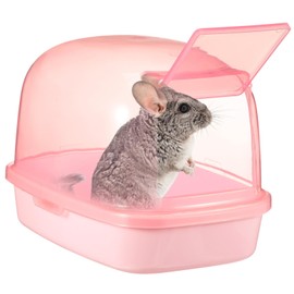Totority Hamster Bathroom Sand Bath Box Plastic Bathtub for Hamsters Gerbils and Guinea Pigs Easy to Clean Durable Design for Pets