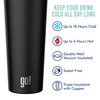 go! 24oz Stainless Steel Straw Tumbler with Triple Insulation &