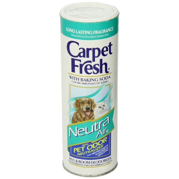 Carpet Fresh Rug and Room Deodorizer with Baking Soda and Pet Odor Neutralizer, Neutra Air Fragrance, 14 OZ