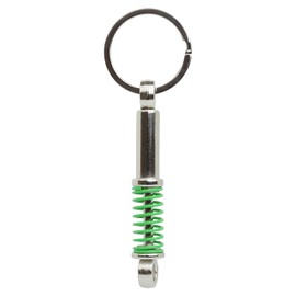 KOYOKOMA Key Chain, Suspension, Key Ring, Shock Absorber, Car Parts, Miniature, Key, Carrying, green