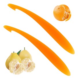 2 PCS Orange Peeler Tool,Citrus Opening Tool,Multi-Function Long Handled Orange Peeler,Easy Peelers,Suitable for Oranges,Lemons,Grapefruits,Mangoes