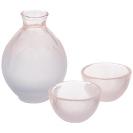 廣田硝子 はなほのか 酒器三点揃い HO-2501