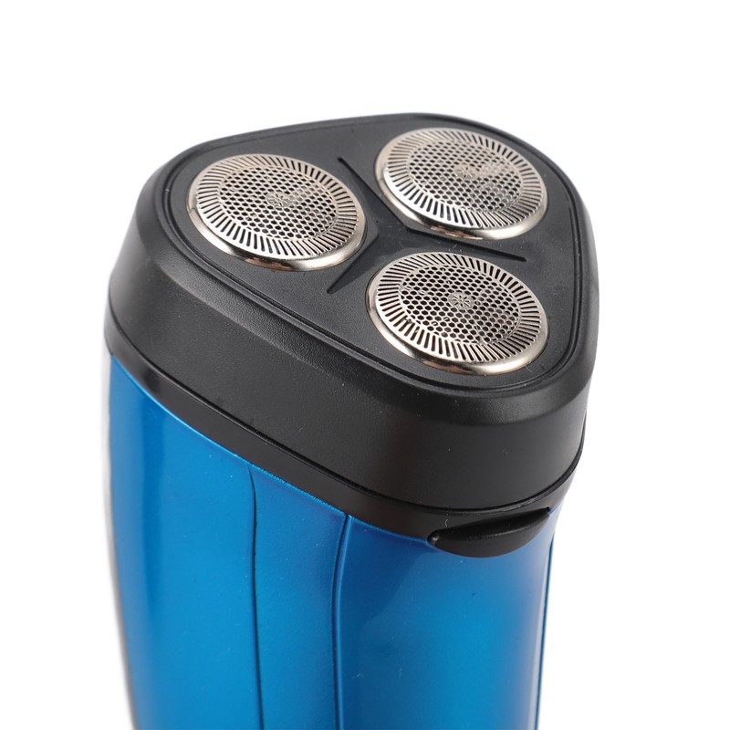 Electric Beard Trimmer 3 Floating Heads Rechargeable Precise Cutting Cordless