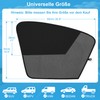 DIZA100 Sun Protection Car Baby, 2 Pack Magnetic Half Blackout