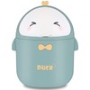 TUHNHGD Mini Rubbish Bin with Lid, Cute Cartoon Table Rubbish