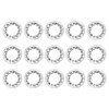 sourcing map M10 10Pcs Internal Tooth Washers, 304 Stainless Steel
