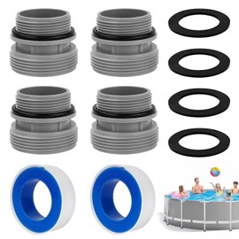 GOUYENG Hose Connector, Filter Hose Conversion Kit, Pool Hose Adapter, Pool Hose Adapter, Pool Hose Adapter, Pool Connection for Intex, Coleman & Hayward Pool Hose Adapter 4560