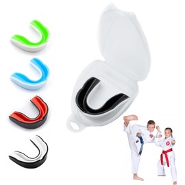 HOPEYMY26 Pack of 5 Mouth Guards Martial Arts Mouth Guard Children's Mouth Guard Boxing Mouth Guard Suitable for Rugby, Hockey, Taekwondo, etc