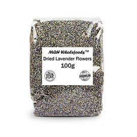 MQH Wholefoods™ Dried French Lavender Flowers Loose Fresh Natural Genuine Scent Pot Pourri Premium Quality! (100g)