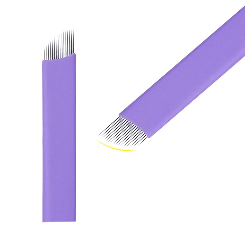 Eyebrow Microblading Needles S18 Permanent Makeup Manual Blades 0.18mm Disposable