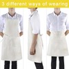 Viedouce 2-Pack of Waterproof Cooking Aprons with Pockets, Adjustable Kitchen