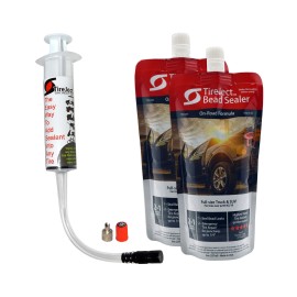 TireJect Automotive Full-Size Truck/SUV 2-in-1 Tire Sealant & Bead Sealer Kit...