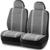 Road Comforts Baja Blanket Seat Covers Gray Diamond Bucket Seat