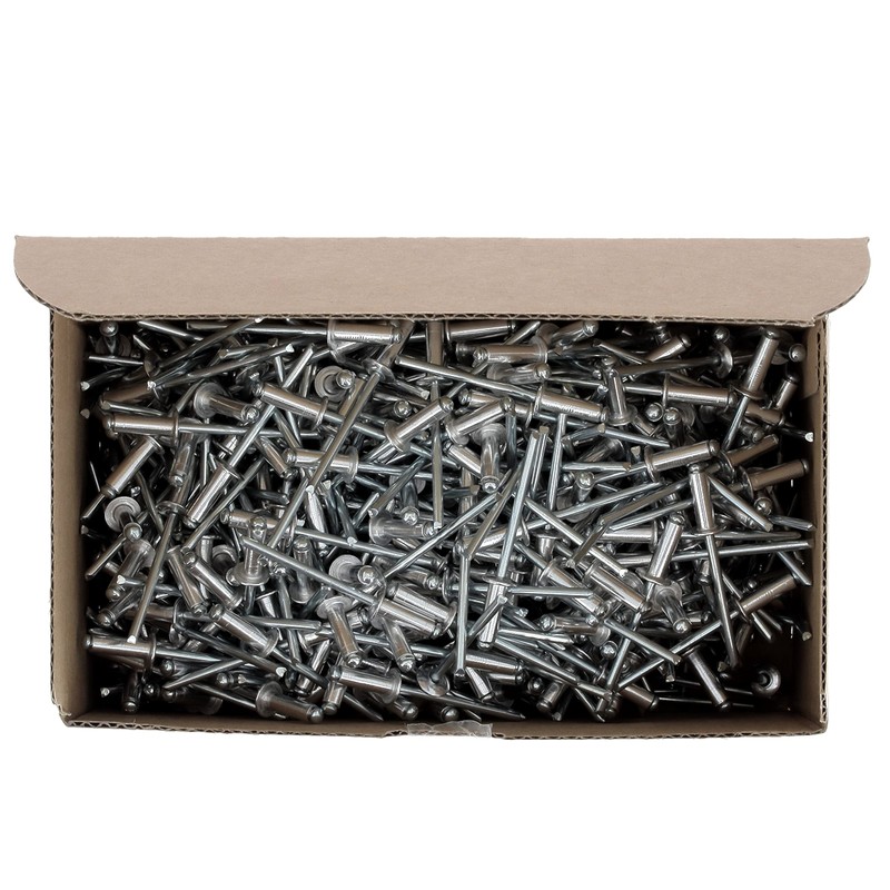 Restagraf 500 x 4mm x 12mm Aluminium Standard Rivets