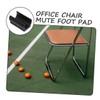 Tofficu 4sets Non Slip Chair Leg Protectors Durable U Shaped