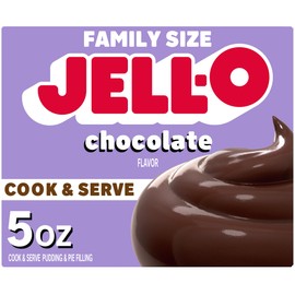 Jell-O Cook & Serve Chocolate Pudding & Pie Filling Mix (24 ct Pack, 5 oz Boxes)