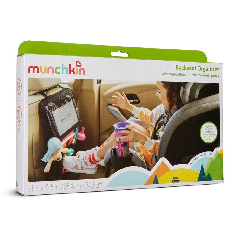 Munchkin® Brica® Car Backseat Organizer™ with Tablet Holder and Wipes