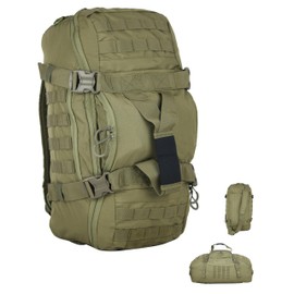 PAIWPHLI Gym Bag Duffle Bags Backpack Travel Duffle Bag with Weekend Overnight Bag for Outdoor Tactical Sports Travel Camping Hunting (Green, 60L)