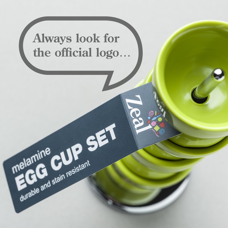 Zeal G277L Stack and Store Egg Cups/Holders, Set of 4