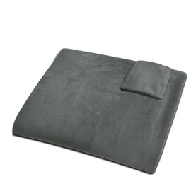 Vekkia King Size New Bed Wedge Pillow Replacement Cover(Gray 76"x10"x6")