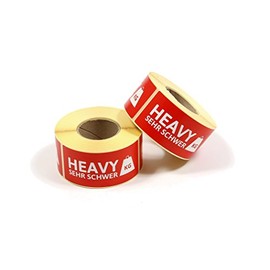 Sticker 'Very Heavy/Heavy' Labels Pack of 500