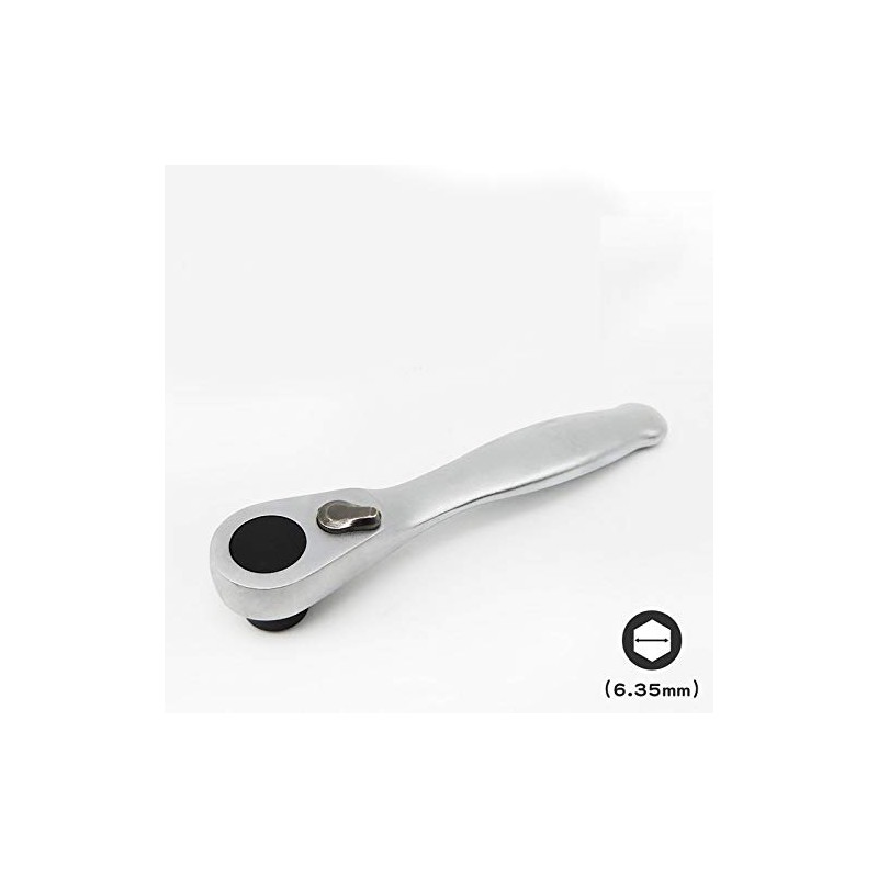 tooloflife 1/4" Inch Mini Ratchet Wrench 72 Teeth Drive Hex