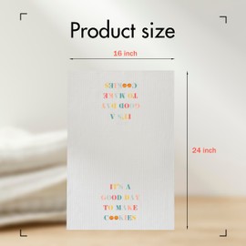 MAKIPTTE It's A Good Day to Make Cookies, Funny Kitchen Towels, Baking Cooking Dish Towels, Hand Towels Decor for Kitchen, Humorous Tea Towel, Cool Kitchen Gifts for Women Cookie Lovers