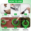 Sewer Jetter Kit for Pressure Washer 200 FT，Drain Cleaner Hose