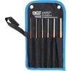 BGS 1655 Pin Punch Set, Gold/Silver/Black, 3-10 x 200 mm