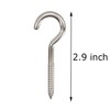 Axe Sickle 3 Inch Heavy Duty Large Screw Hook Ceiling