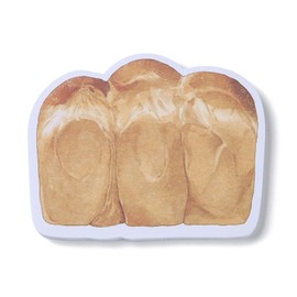 Airssory 20 Book 45x84mm Creative Croissant Paper Sticky Notes Imitation Food Bread Memo Pads Label for Office School Reading Book Kitchen 30 Sheets/Book