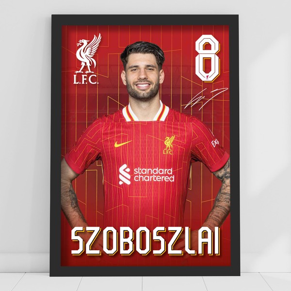 Themed Liverpool FC Print - Szoboszlai 24-25 Core Player Poster