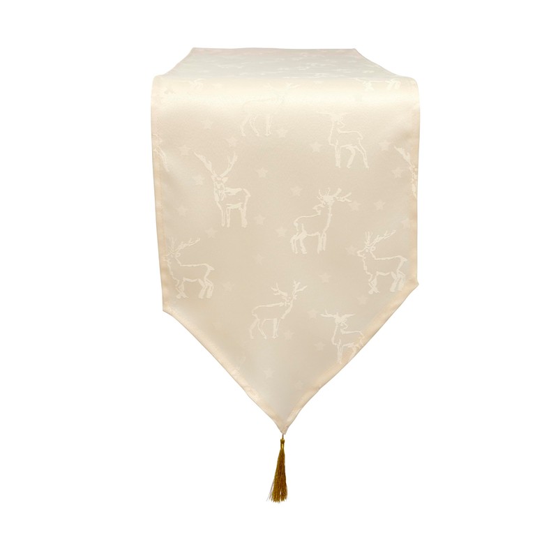 Celebright Christmas Tasselled Table Runner - 13 x 96 Inches