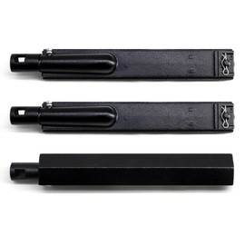 Criditpid 3 Pack Grill Parts for Jenn-Air 720-0061-LP 720-0163 720-0099-NG 720-0100-NG 720-0171, Cast Iron Grill Burners for Jennair Jenn Air 720-0061 Gas Grill Models.