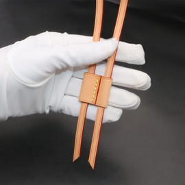 Senral Handbag Accessories Handmade Vachetta Leather Cord for Noe BB Bucket Bag (Vachetta String Keeper+String)