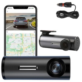 Dash Cam for Cars - Lipstick Design 170° Wide Angle with WiFi, G-Sensor, Night Vision, Parking Monitor, Loop Recording, 32GB Support