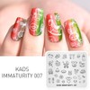 KADS Nail Art Image Stamping Plates Baby Immaturity Cute DIY