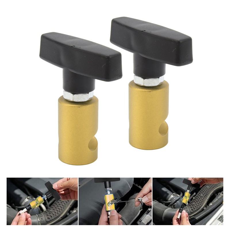 2pcs Lift Support Clamp Hood Strut Clamp and Spark Plug