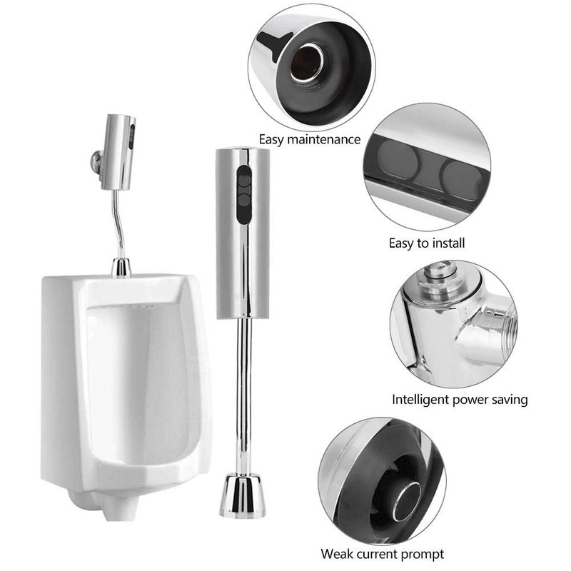 Urinal Flush Valve, Intelligent Sensor Urinal Valve Fully Automatic Touchless
