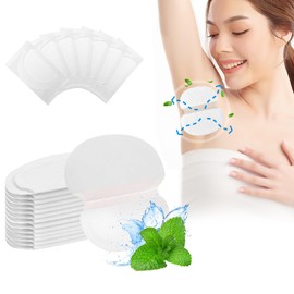 Large Underarm Sweat Pads - 60 Pcs Mint Armpit Sweat Pads for Women and Men Disposable Sweat Pads for Under Arms Mint flavored Sweat Armpit Pads Non Visible