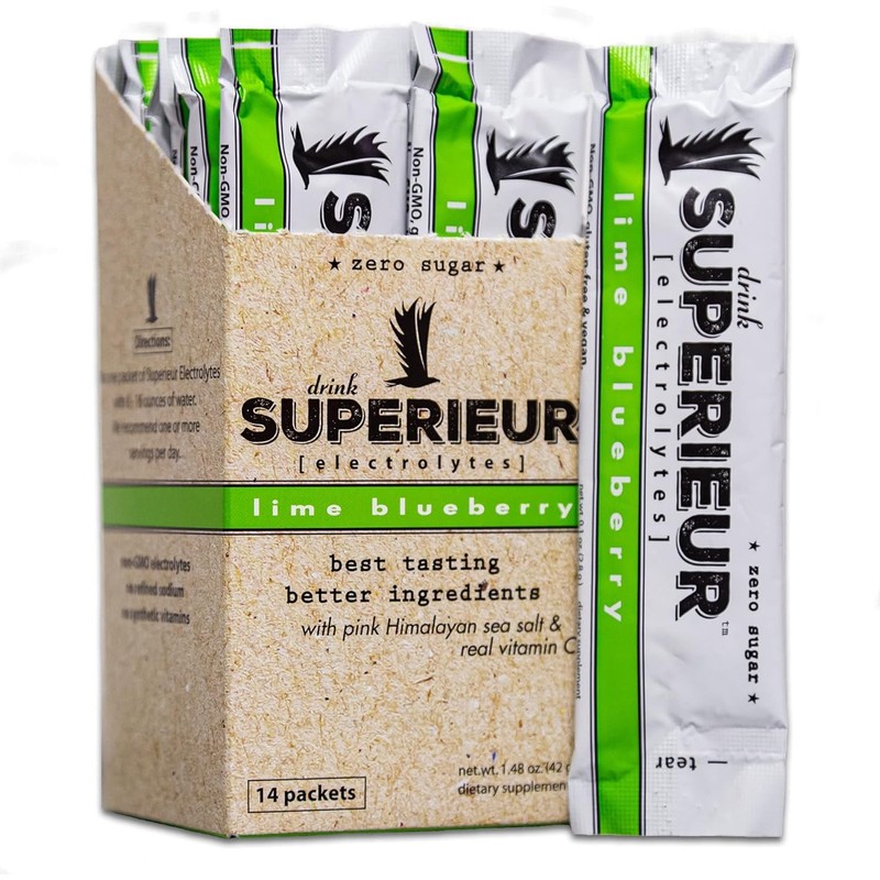 Electrolyte Powder Packets - Vegan Electrolyte Hydration Powder wSea Minerals